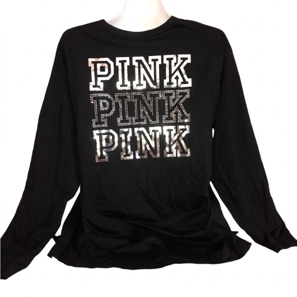 Victorias Secret Pink Bling Campus Tee Shirt